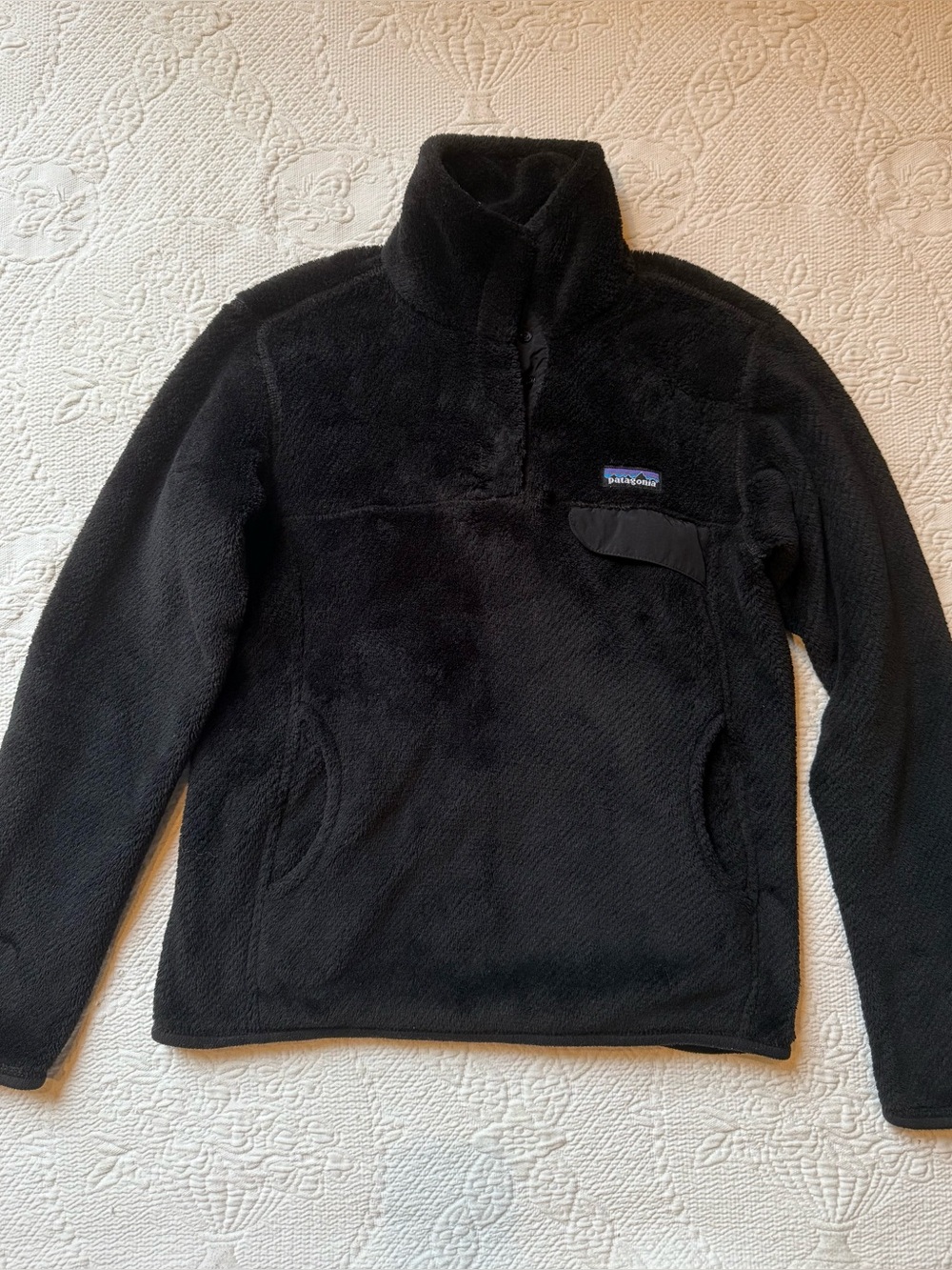 Patagonia Black Snap-T Fleece Pullover